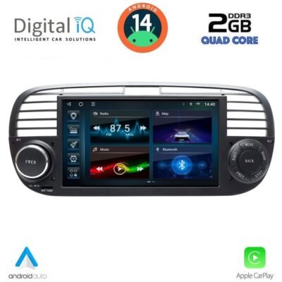 AIN-135040 - Digital iQ - DIGITAL IQ BLD 265_CPA (7" DECK) MULTIMEDIA SYSTEM for FIAT 500 mod. 2007-2015 - ALL IN POINT - LEFKELIS.GR