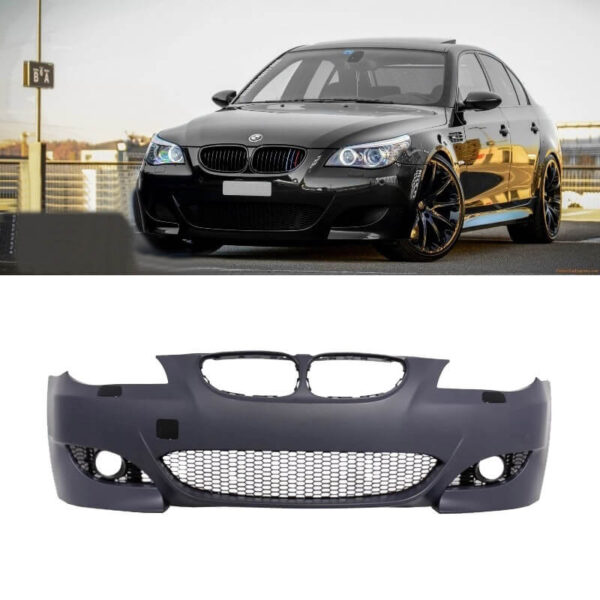 VL Garage - Μπροστινός Προφυλακτήρας Για Bmw 5 E60/E61 03-10 M5 Look Χωρίς Τρύπες Με Βάσεις PDC - VL-0008301