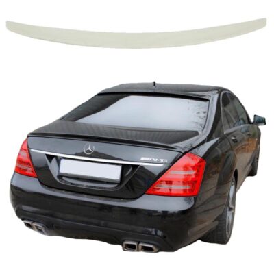 VL Garage - Αεροτομή Πορτ Παγκάζ Για Mercedes-Benz S-Class W221 05-13 Amg Look Lipspoiler Από Πολυουρεθάνη - VL-0008791