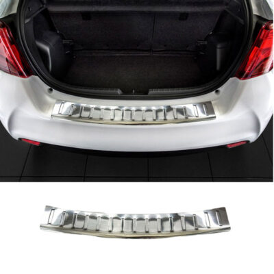 VL Garage - Προστατευτικό Πίσω Προφυλακτήρα Για Toyota Yaris 3 2014+ 5d Από Ανοξείδωτο Ατσάλι (Steel) - VL-0019039