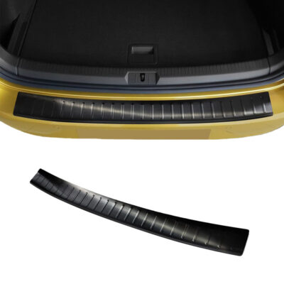 VL Garage - Προστατευτικό Πίσω Προφυλακτήρα Για Vw Golf VII (7) 12-17 / 17+ Από Ανοξείδωτο Ατσάλι (Steel) Μαύρο - VL-0021256