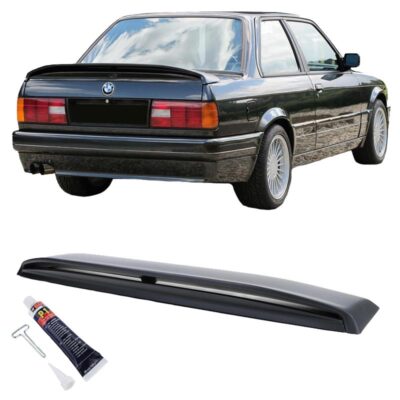 VL Garage - Αεροτομή Πορτ Παγκάζ Για Bmw 3 E30 82-94 M-Tech 2 Look Διπλή Από Abs Πλαστικό - VL-0022017