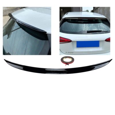 VL Garage - Αεροτομή Οροφής Για Mercedes-Benz A-Class W177 18+ 5D Hatchback Γυαλιστερή Μαύρη Από Abs Πλαστικό - VL-0026640