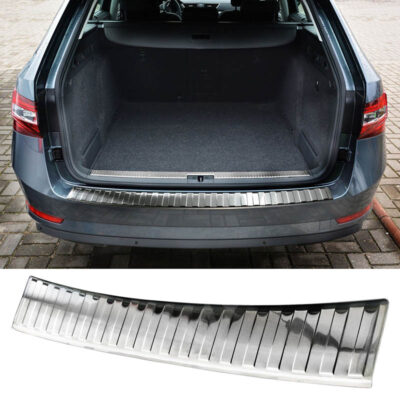 VL Garage - Προστατευτικό Πίσω Προφυλακτήρα Για Skoda Superb III (3V) 15-20 & 20+ Estate / Caravan Από Ανοξείδωτο Ατσάλι (Steel) - VL-0026914