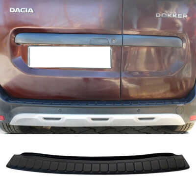 VL Garage - Προστατευτικό Πίσω Προφυλακτήρα Για Dacia Dokker 13+ Από Abs Πλαστικό Μαύρο - VL-0027204