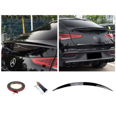 VL Garage - Αεροτομή Πορτ Παγκάζ Για Mercedes-Benz GLE Coupe C167 19+ Γυαλιστερή Μαύρη Από Abs Πλαστικό - VL-0027739