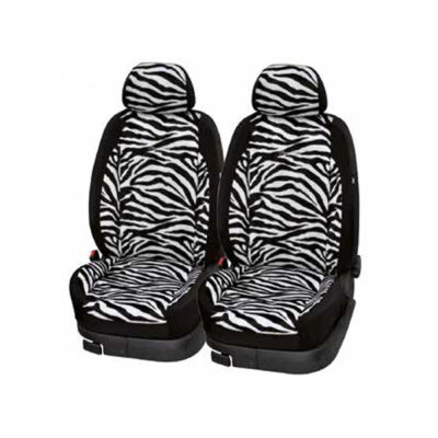 VL Garage - ΚΑΛΥΜΜΑΤΑ ΚΑΘΙΣΜΑΤΩΝ SAFARI ZEBRA 2ΤΕΜ - VL-88082