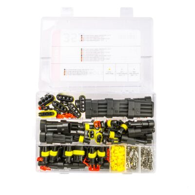 VL Garage - ΦΙΣ & ΒΥΣΜΑΤΑ ΚΑΛΩΔΙΩΝ 6 ΤΥΠΩΝ 12/24V ΑΡΣΕΝΙΚΑ ΚΑΙ ΘΗΛΥΚΑ ΣΕΤ ΑΜΙΟ - 352 ΤΕΜ. - VL-03035