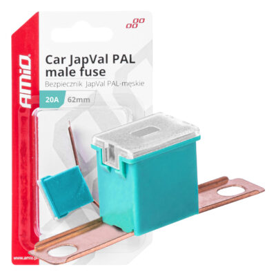 VL Garage - ΑΣΦΑΛΕΙΑ JapVal PAL ΑΡΣΕΝΙΚΗ 62mm 20A ΣΕ ΓΑΛΑΖΙΟ ΧΡΩΜΑ AMIO - 1 Τεμ. - VL-03426