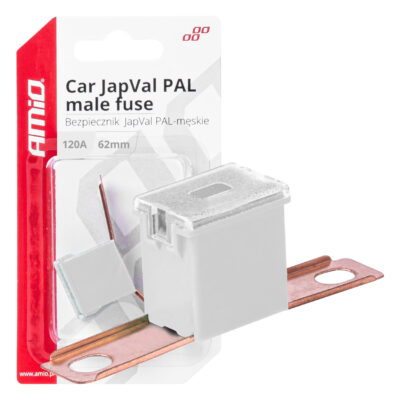 VL Garage - ΑΣΦΑΛΕΙΑ JapVal PAL ΑΡΣΕΝΙΚΗ 62mm 120A ΣΕ ΛΕΥΚΟ ΧΡΩΜΑ AMIO - 1 Τεμ. - VL-03434