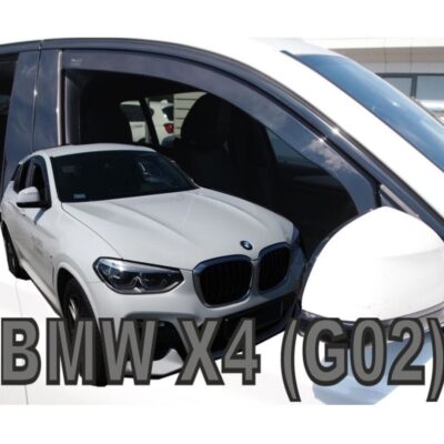VL Garage - ΑΝΕΜΟΘΡΑΥΣΤΕΣ ΓΙΑ BMW X4 G02 5D 2018-2021 ΖΕΥΓΑΡΙ ΑΠΟ ΕΥΚΑΜΠΤΟ ΦΙΜΕ ΠΛΑΣΤΙΚΟ HEKO - 2 ΤΕΜ. - VL-11178