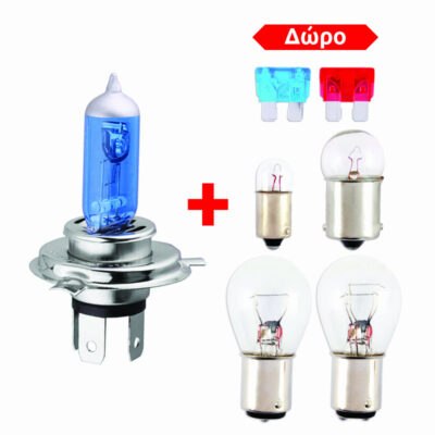 VL Garage - ΛΑΜΠΕΣ XENON KIT Η4 100/90W 7 ΤΜΧ - VL-12236