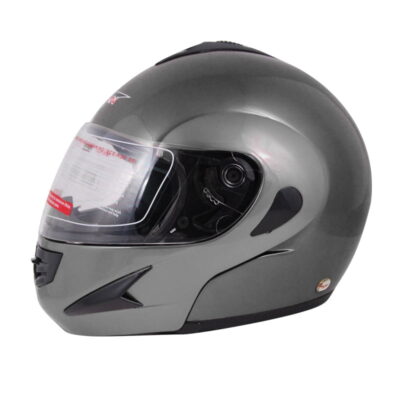 VL Garage - ΚΡΑΝΟΣ FULL FACE FLIP UP V200 MEDIUM - ΓΚΡΙ - VL-9990000005024