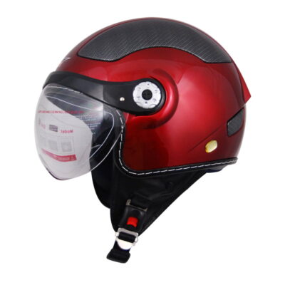 VL Garage - ΚΡΑΝΟΣ HALF FACE ROUND V580 SMALL - ΜΠΟΡΝΤΩ - VL-9990000005147