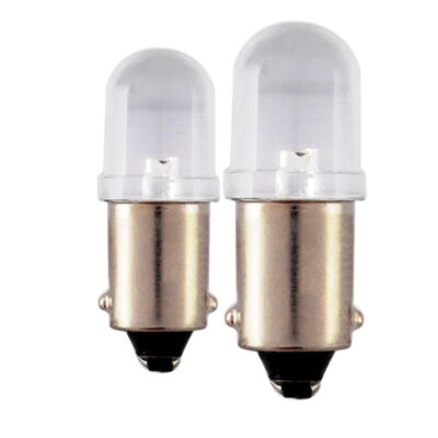 VL Garage - Λάμπες με κάλυκα κατράν 12V BA9 2 ΤΕΜ. Μπλε φως - VL-13330