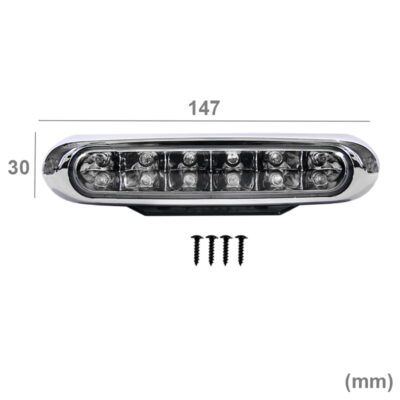 VL Garage - ΠΡΟΒΟΛΕΙΣ ΙΝΟΧ DAYLIGHT LED ΜΠΛΕ 12V - VL-13763