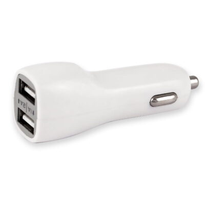VL Garage - ΦΟΡΤΙΣΤΗΣ ΑΥΤΟΚΙΝΗΤΟΥ 2 USB 1000/2100mA - ΑΣΠΡΟ - VL-9990000006830
