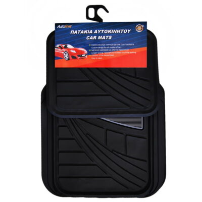 VL Garage - ΠΑΤΑΚΙΑ ΣΕΤ 4 ΤΕΜ PVC - ΜΑΥΡΟ - VL-9990000007134