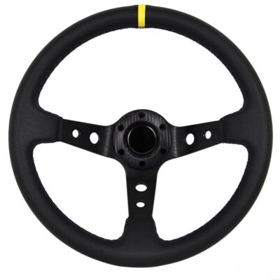 VL Garage - ΤΙΜΟΝΙ ΒΑΘΥ ΜΑΥΡΟ DARK SPY 35cm - ΜΑΥΡΟ/ΚΙΤΡΙΝΟ - VL-9990000007776