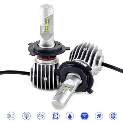 VL Garage - ΣΥΣΤΗΜΑ LED D6 H4 CANBUS & EMC 50W 6000LM - VL-14386
