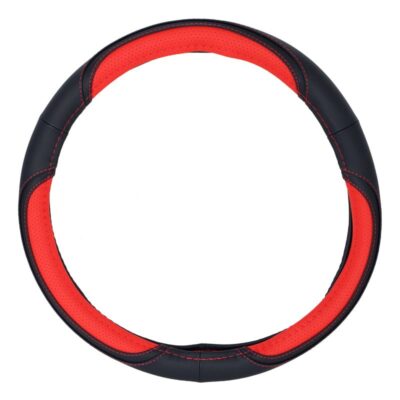 VL Garage - ΚΑΛΥΜΜΑ ΤΙΜΟΝΙΟΥ TRIPLE C PU 38cm - ΜΑΥΡΟ/ΚΟΚΚΙΝΟ - VL-9990000023684