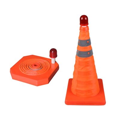 VL Garage - ΚΩΝΟΣ ΚΥΚΛΟΦΟΡΙΑΣ ΠΤΥΣΣΟΜΕΝΟΣ 67cm ΜΕ ΦΩΣ - VL-14545