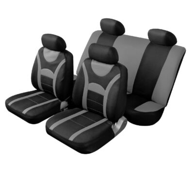 VL Garage - Καλύμματα ΣΕΤ Universal με Αποσπώμενο Κεφαλάρι (PolyMesh) HERA 10 τμχ - ΜΑΥΡΟ/ΓΚΡΙ - VL-9990000024247