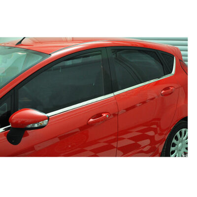 VL Garage - TRIM ΜΑΡΚΕ ΠΑΡΑΘΥΡΩΝ ΑΥΤΟΚΟΛΛΗΤΑ ΧΡΩΜΙΟΥ ΓΙΑ FORD FIESTA 5D 2009+ - 8 ΤΕΜ. - VL-5907060