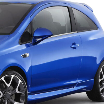 VL Garage - TRIM ΜΑΡΚΕ ΠΑΡΑΘΥΡΩΝ ΑΥΤΟΚΟΛΛΗΤΑ ΧΡΩΜΙΟΥ ΓΙΑ OPEL CORSA D 3D 07-14 2ΤΕΜ. - VL-6808063