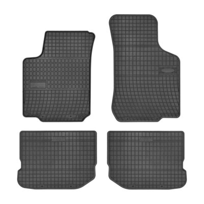 VL Garage - Πατάκια Αυτοκινήτου Λαστιχένια Octavia 1997-2010-Seat Leon 1999-2005-Toledo 1999-2004 - VW GOLF 4 - Bora 1997-2005 4τμχ Frogum - VL-185.0012