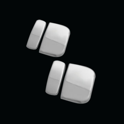 VL Garage - ΧΕΡΟΥΛΙΑ ΠΟΡΤΑΣ ΓΙΑ PEUGEOT PARTNER 1996-2008 ΧΡΩΜΙΟ ΜΕΤΑΛΛΙΚΑ 4ΤΕΜ. - VL-6914120