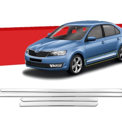 VL Garage - ΦΑΣΑ ΠΟΡΤΑΣ ΧΡΩΜΙΟΥ ΜΕΤΑΛΛΙΚΗ 4ΤΕΜ ΓΙΑ SKODA OCTAVIA 3 A7 4D/SW 2013+ - VL-7214404/SD