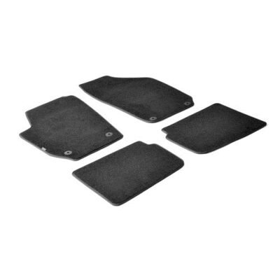 VL Garage - ΜΑΡΚΕ ΠΑΤΑΚΙΑ EXECUTIVE ΜΟΚΕΤΑ ΓΙΑ SKODA ROOMSTER 09/2006-2015 ΣΕ ΜΑΥΡΟ ΧΡΩΜΑ ME ΚΟΥΜΠΩΜΑΤΑ LAMPA - 4 ΤΕΜ. - VL-23162