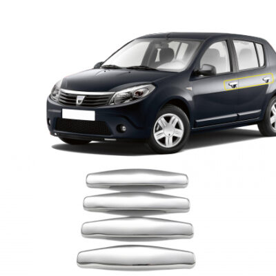 VL Garage - ΧΕΡΟΥΛΙΑ ΠΟΡΤΑΣ ΓΙΑ DACIA SANDERO 1 5D 2007-2013 ΧΡΩΜΙΟ ΜΕΤΑΛΛΙΚΑ 4ΤΕΜ. - VL-5605120