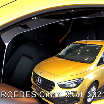 VL Garage - ΑΝΕΜΟΘΡΑΥΣΤΕΣ ΓΙΑ MECEDES CITAN 3/5D 2021+ ΖΕΥΓΑΡΙ ΑΠΟ ΕΥΚΑΜΠΤΟ ΦΙΜΕ ΠΛΑΣΤΙΚΟ HEKO - 2 ΤΕΜ. - VL-23637