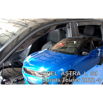 VL Garage - ΑΝΕΜΟΘΡΑΥΣΤΕΣ ΓΙΑ OPEL ASTRA L 5D SPORTS TOURER ESTATE 2022+? ΣΕΤ ΑΥΤΟΚΙΝΗΤΟΥ ΑΠΟ ΕΥΚΑΜΠΤΟ ΦΙΜΕ ΠΛΑΣΤΙΚΟ HEKO - 4 ΤΕΜ. - VL-25409