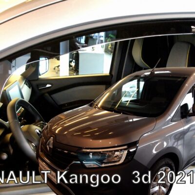 VL Garage - ΑΝΕΜΟΘΡΑΥΣΤΕΣ ΓΙΑ RENAULT KANGOO 3D 2021+ ΖΕΥΓΑΡΙ ΑΠΟ ΕΥΚΑΜΠΤΟ ΦΙΜΕ ΠΛΑΣΤΙΚΟ HEKO - 2 ΤΕΜ. - VL-27020