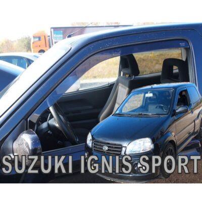 VL Garage - ΑΝΕΜΟΘΡΑΥΣΤΕΣ ΓΙΑ SUZUKI IGNIS SPORT 3D 2000-2006 ΖΕΥΓΑΡΙ ΑΠΟ ΕΥΚΑΜΠΤΟ ΦΙΜΕ ΠΛΑΣΤΙΚΟ HEKO - 2 ΤΕΜ. - VL-28613