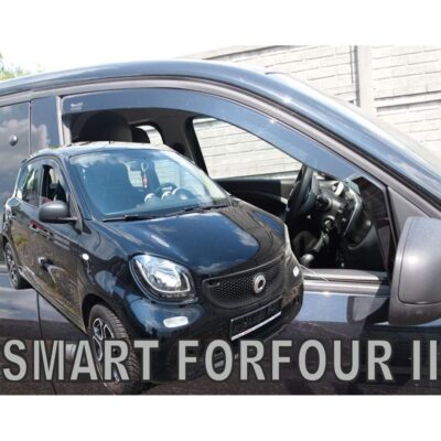 VL Garage - ΑΝΕΜΟΘΡΑΥΣΤΕΣ ΓΙΑ RENAULT TWINGO 5D 2014+ / SMART FORFOUR 453 5D 2014+ ΖΕΥΓΑΡΙ ΑΠΟ ΕΥΚΑΜΠΤΟ ΦΙΜΕ ΠΛΑΣΤΙΚΟ HEKO - 2 ΤΕΜ.. - VL-28803
