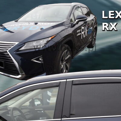 VL Garage - ΑΝΕΜΟΘΡΑΥΣΤΕΣ ΓΙΑ LEXUS RX 5D 2016+ ΣΕΤ ΑΥΤΟΚΙΝΗΤΟΥ ΑΠΟ ΕΥΚΑΜΠΤΟ ΦΙΜΕ ΠΛΑΣΤΙΚΟ HEKO - 4 ΤΕΜ - VL-ΑΝΕΜ.SET30025