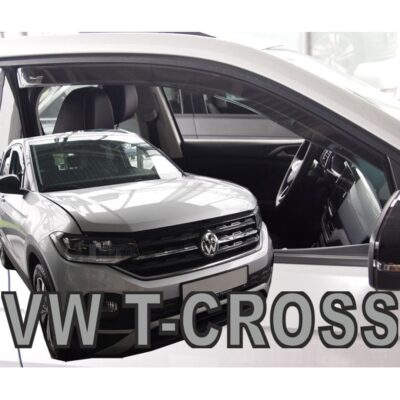 VL Garage - ΑΝΕΜΟΘΡΑΥΣΤΕΣ ΓΙΑ VW T-CROSS 5D 2019+ ΖΕΥΓΑΡΙ ΑΠΟ ΕΥΚΑΜΠΤΟ ΦΙΜΕ ΠΛΑΣΤΙΚΟ HEKO - 2 ΤΕΜ. - VL-31015