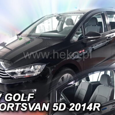 VL Garage - ΑΝΕΜΟΘΡΑΥΣΤΕΣ ΓΙΑ VW GOLF SPORTSVAN 5D 2014-2020 ΖΕΥΓΑΡΙ ΑΥΤΟΚΙΝΗΤΟΥ ΑΠΟ ΕΥΚΑΜΠΤΟ ΦΙΜΕ ΠΛΑΣΤΙΚΟ HEKO - 2 ΤΕΜ. - VL-ΑΝΕΜ.31197