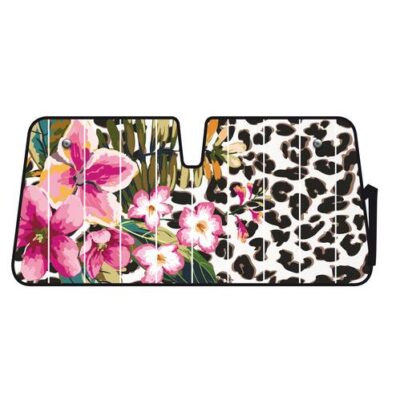 VL Garage - ΕΣΩΤΕΡΙΚΗ ΗΛΙΟΠΡΟΣΤΑΣΙΑ ΠΑΡΜΠΡΙΖ PREMIUM FLOWER LEOPARD (68 Χ 147 cm) - VL-66867