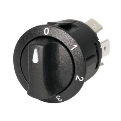 VL Garage - ΔΙΑΚΟΠΤΗΣ 4 ΘΕΣΕΩΝ 12/24V 10A ΣΤΡΟΓΓΥΛΟΣ 23mm - VL-45566