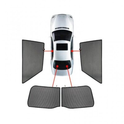 VL Garage - ΚΟΥΡΤΙΝΑΚΙΑ ΜΑΡΚΕ CAR SHADES ΓΙΑ MERCEDES A-CLASS W176 5D 2012+ - 4 ΤΕΜ. - VL-MB-A-5-C