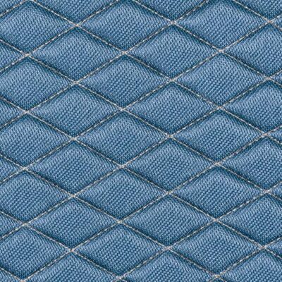 VL Garage - Πλατοκάθισμα με Προσκέφαλο COVER-TECH FABRIC 2τεμ. Γαλάζιο/Μπεζ - VL-54530