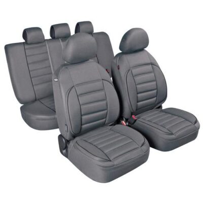 VL Garage - Καλύμματα Καθισμάτων DE-LUXE SPORT EDITION Υφασμα JACQUARD Σετ 4τεμ. Γκρι - VL-54802