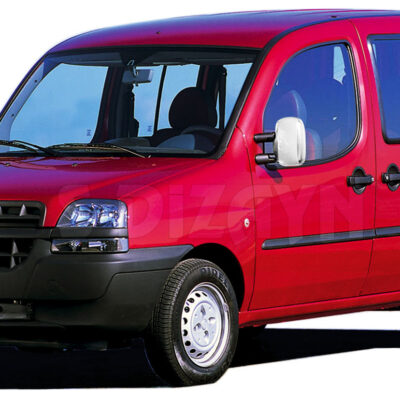 VL Garage - ΚΑΠΑΚΙΑ ΚΑΘΡΕΠΤΗ ΧΡΩΜΙΟΥ ΜΕΤΑΛΛΙΚΑ ΓΙΑ FIAT DOBLO I 2000-2006 ΧΡΩΜΙΟ - VL-ΚΚ.5803011/SD