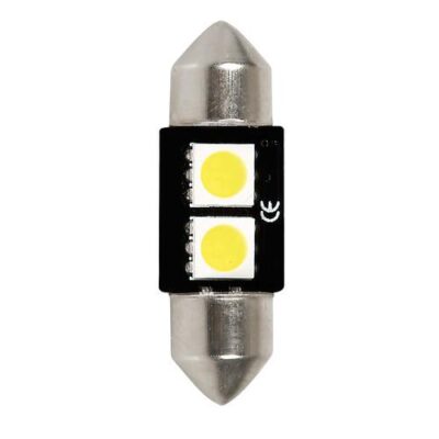 VL Garage - ΛΑΜΠΑΚΙ ΠΛΑΦΟΝΙΕΡΑΣ 12V 10x31mm HYPER-LED6 ΛΕΥΚΟ 2SMDx3chips (ΔΙΠΛΗΣ ΠΟΛΙΚΟΤΗΤΑΣ- CAN-BUS) 1ΤΕΜ. - VL-58445