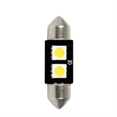 VL Garage - ΛΑΜΠΑΚΙ ΠΛΑΦΟΝΙΕΡΑΣ C5W 12V 10x36mm HYPER-LED6 ΛΕΥΚΟ 2SMDx3chips (ΔΙΠΛΗΣ ΠΟΛΙΚΟΤΗΤΑΣ- CAN-BUS) 1ΤΕΜ. - VL-58446